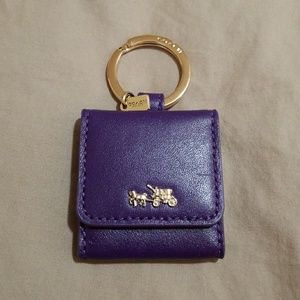 BRAND NEW COACH keyring with photo slot